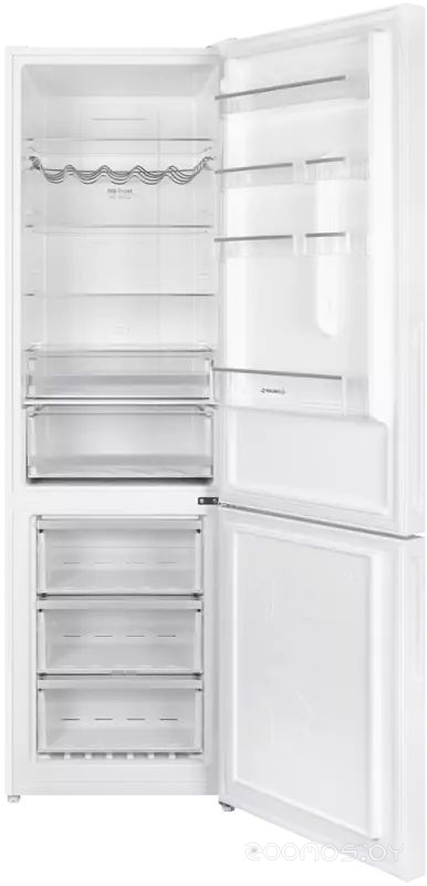 Холодильник с нижней морозильной камерой Maunfeld MFF185NFGN Matt Inverter, фото 3