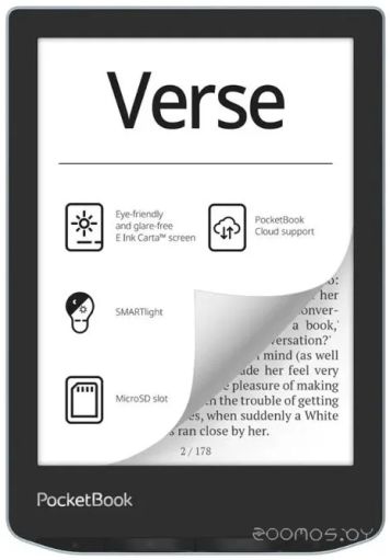 Электронная книга PocketBook 629 Verse Bright Blue
