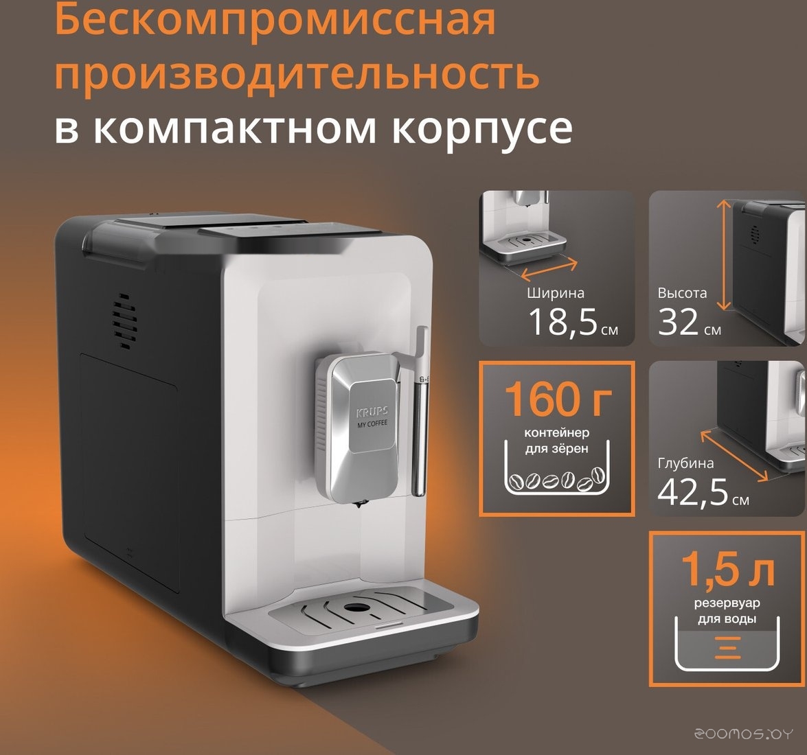Кофемашина Krups EA201BE0, фото 12