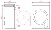 Стиральная машина LEX LWM 10612 WHID Magna