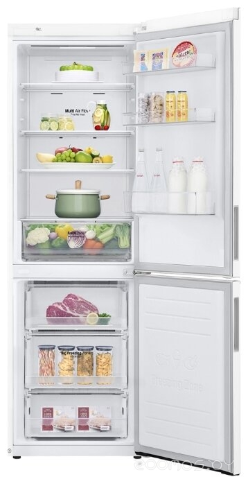 Холодильник с морозильником LG GA-B459CQWL, фото 4