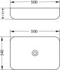 Умывальник Lauter 21487-50 + клапан 21190G