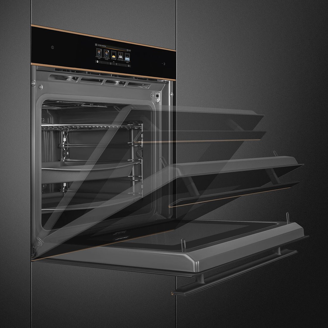 Электрический духовой шкаф Smeg SO6606WAPNR, фото 10