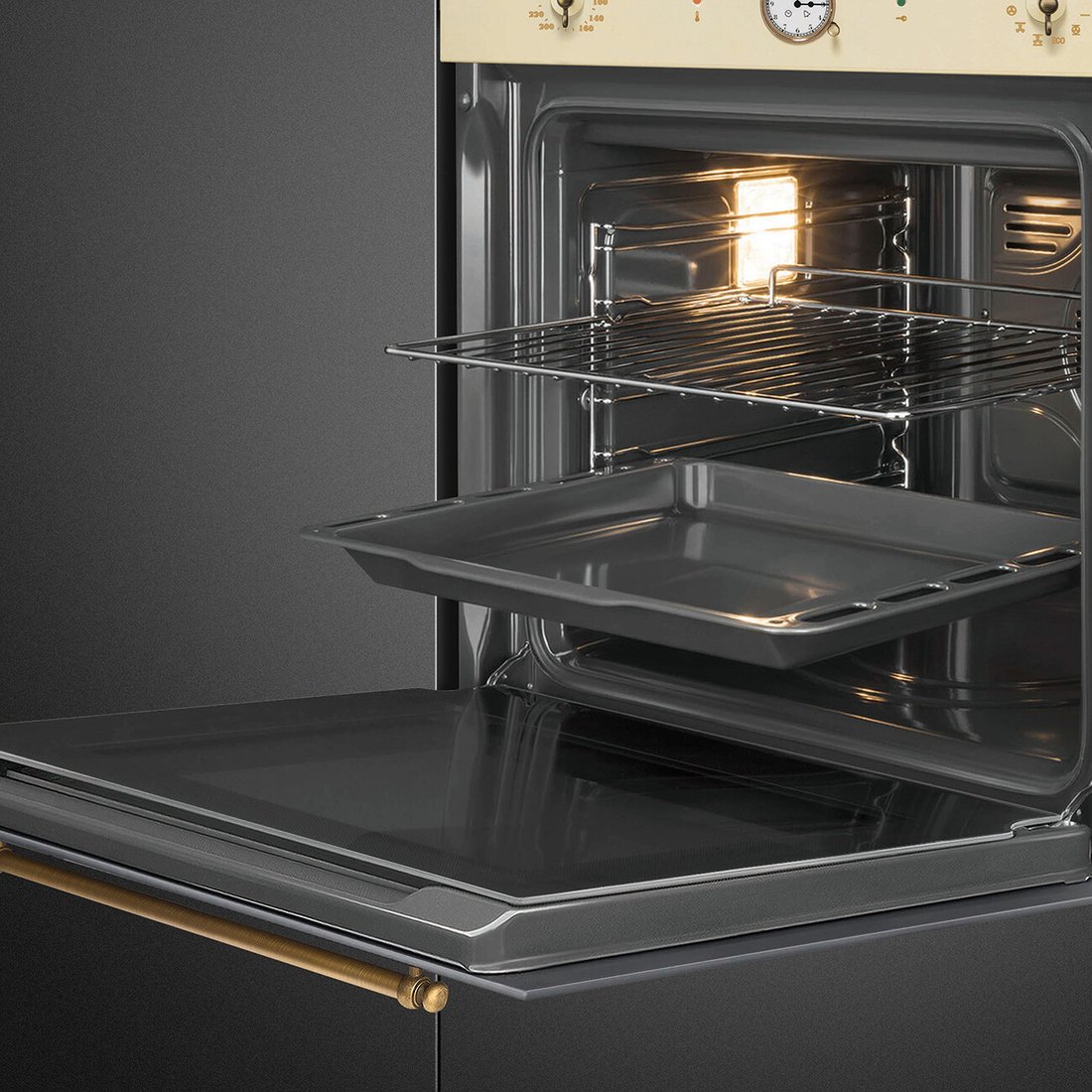 Электрический духовой шкаф Smeg SFP68C1TPO, фото 3