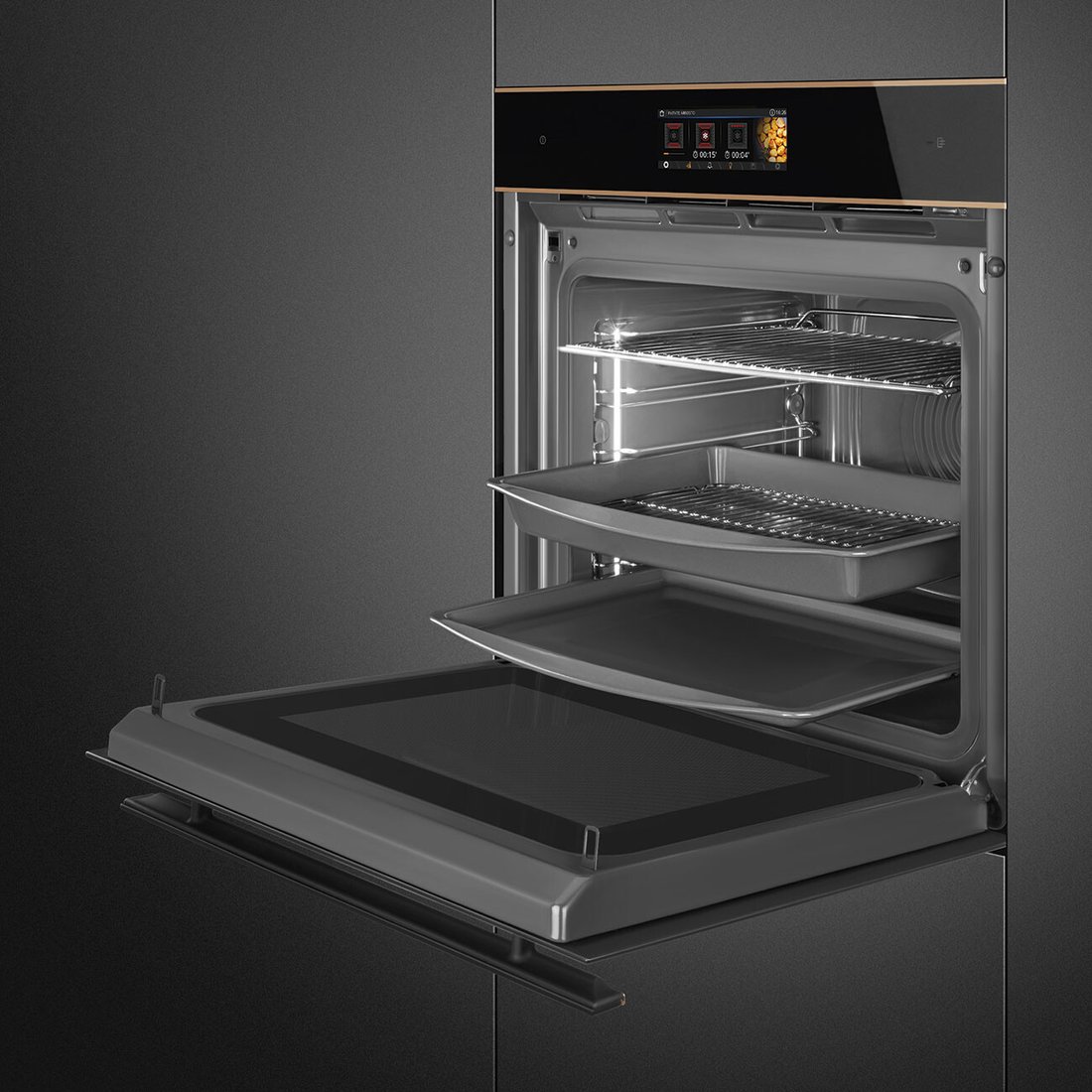 Электрический духовой шкаф Smeg SO6606WAPNR, фото 6