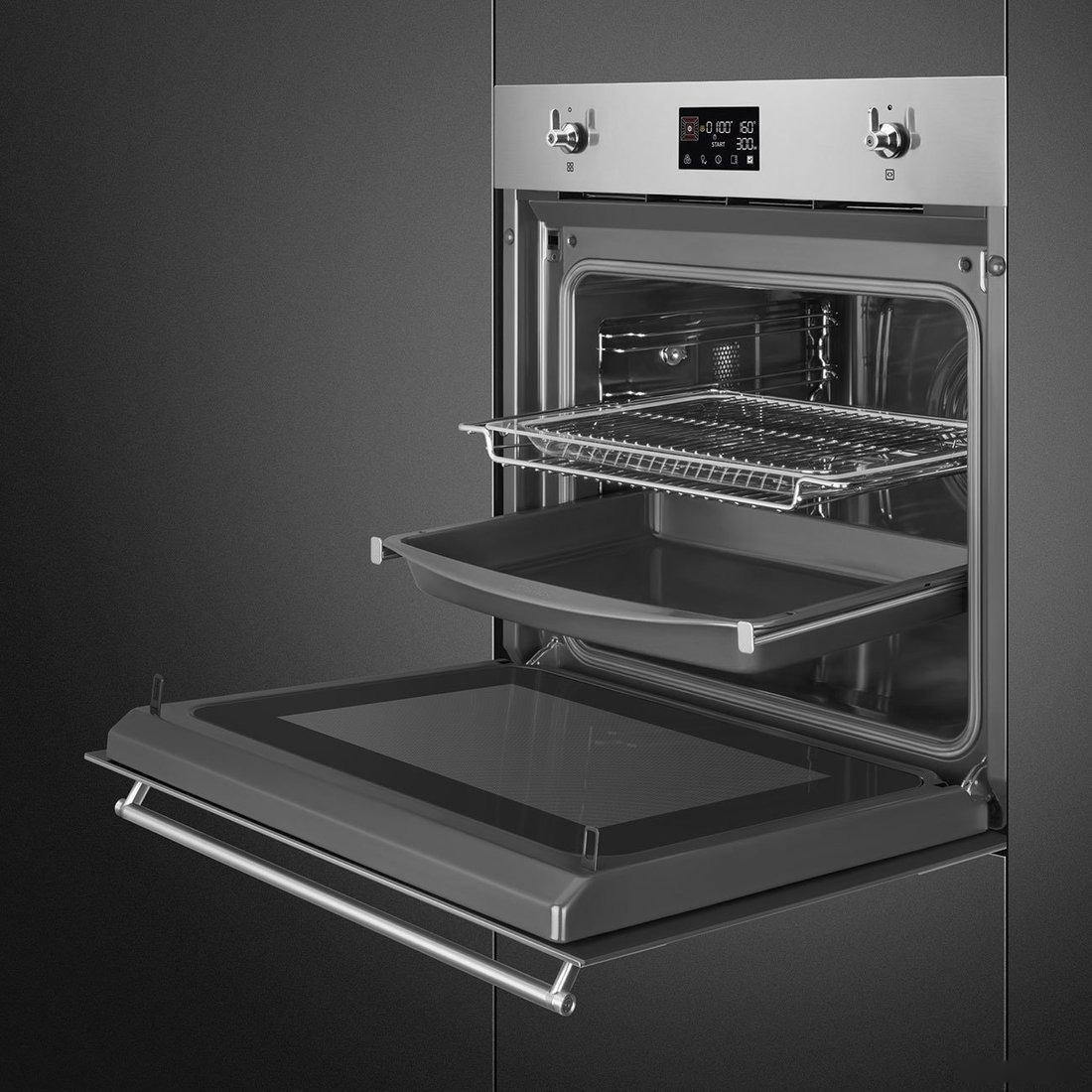 Электрический духовой шкаф Smeg SO6302M2X, фото 5
