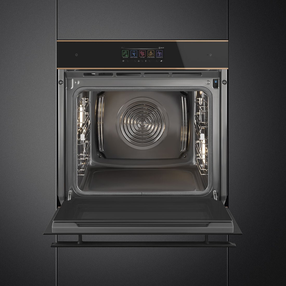 Электрический духовой шкаф Smeg SOP6606WS2PNR, фото 4