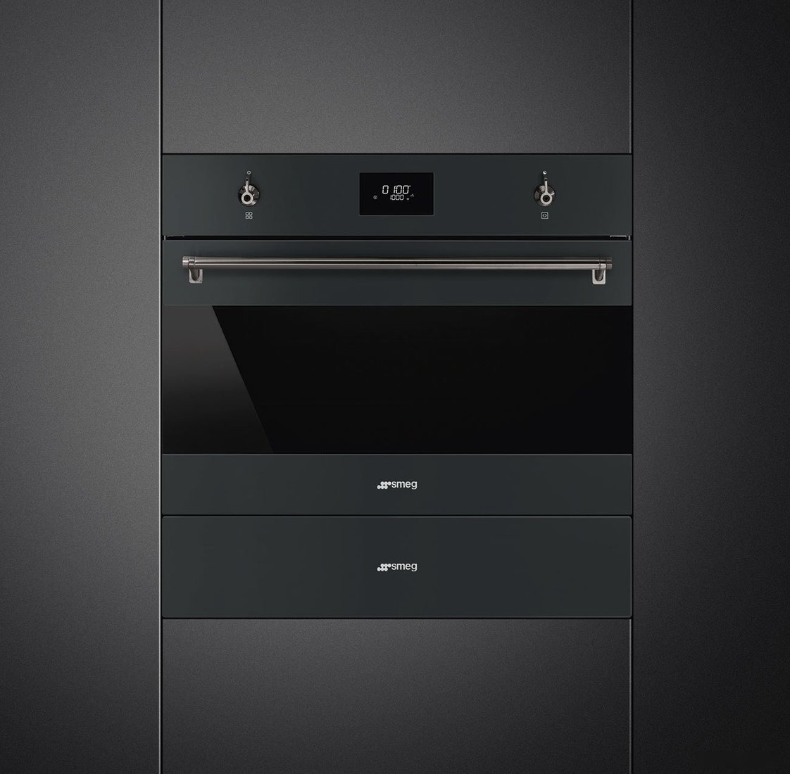 Микроволновая печь Smeg SO4301M0N, фото 2