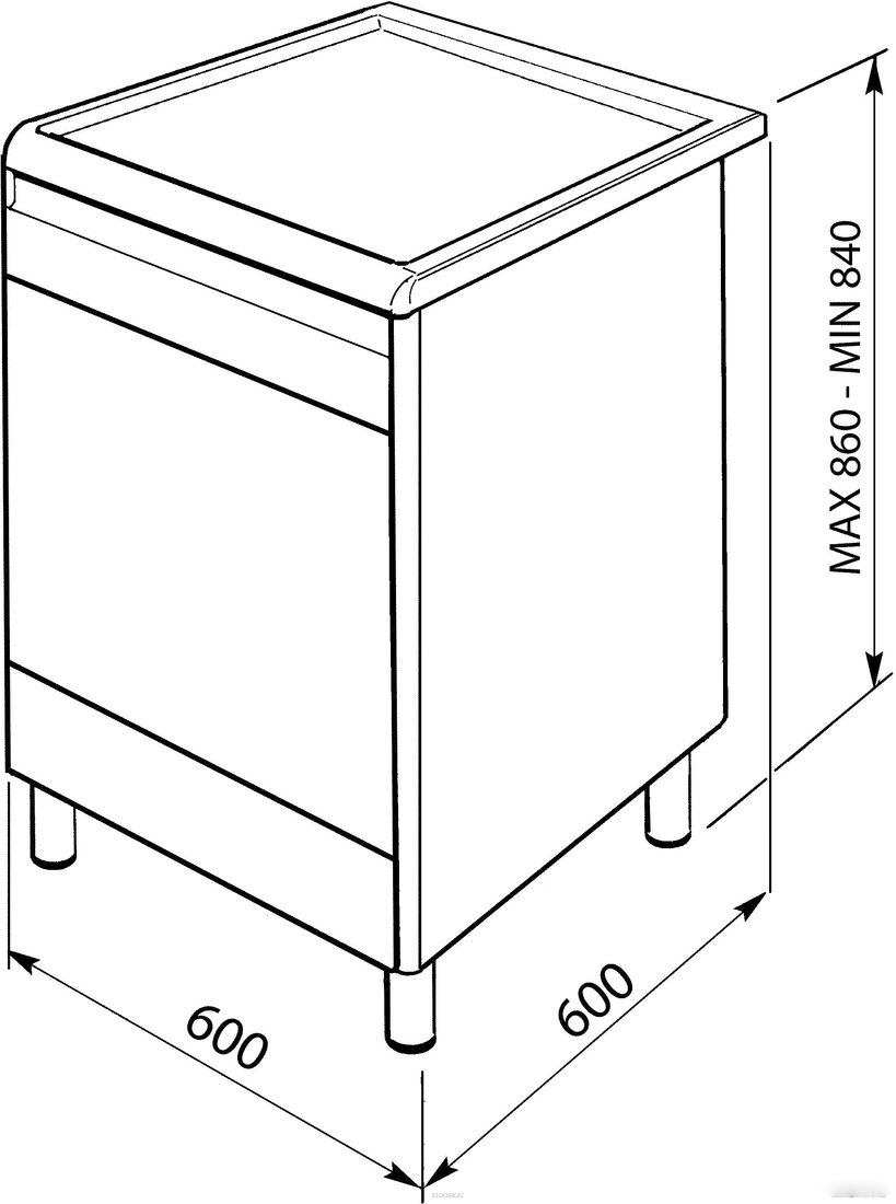 Кухонная плита Smeg CX60SVPZ9, фото 3