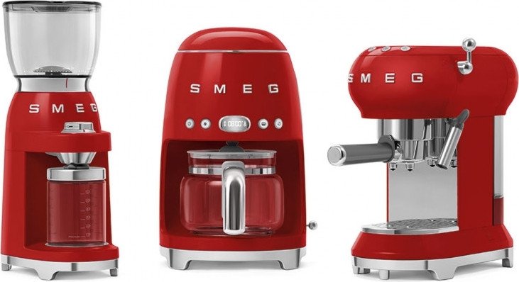 Электрическая кофемолка Smeg CGF11RDEU, фото 6