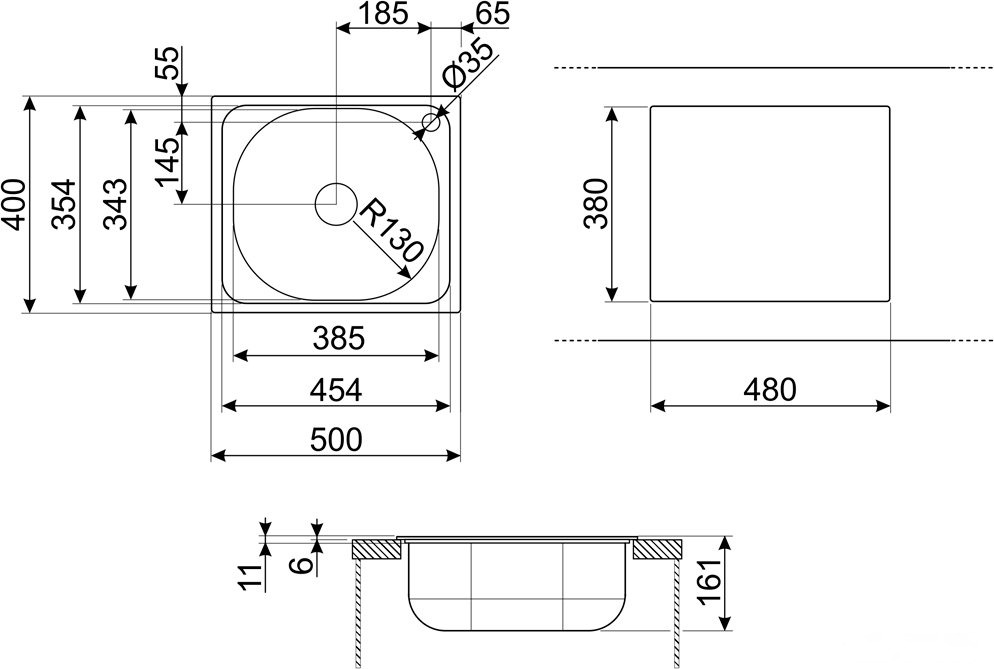 Кухонная мойка Smeg LYP401FD, фото 2