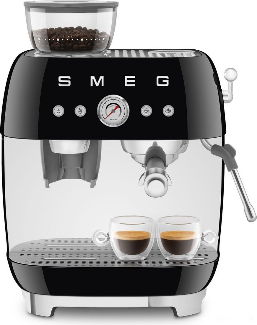 Рожковая кофеварка Smeg EGF03BLEU, фото 8
