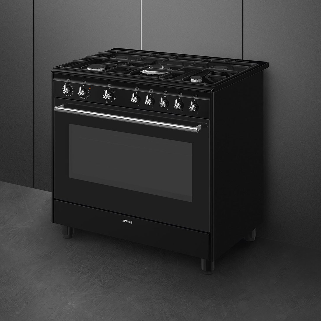 Кухонная плита Smeg CX91GMBL, фото 4