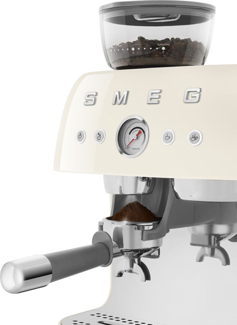 Рожковая кофеварка Smeg EGF03CREU, фото 6