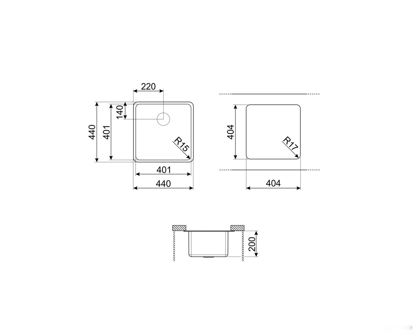 Кухонная мойка Smeg VSTR40BRX, фото 2