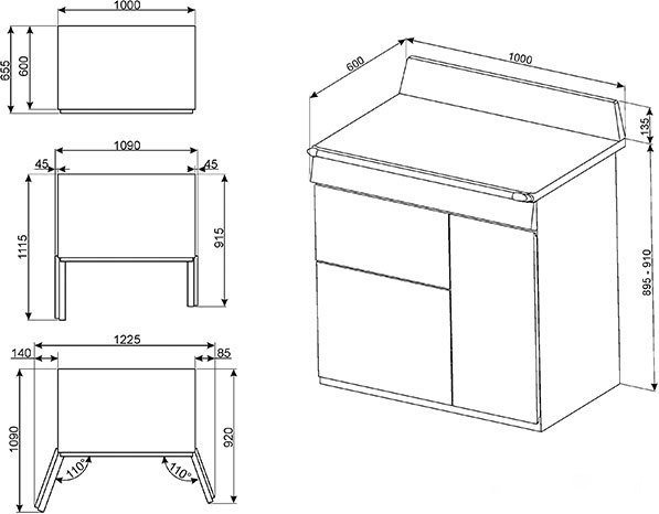 Кухонная плита Smeg TR103BL, фото 5