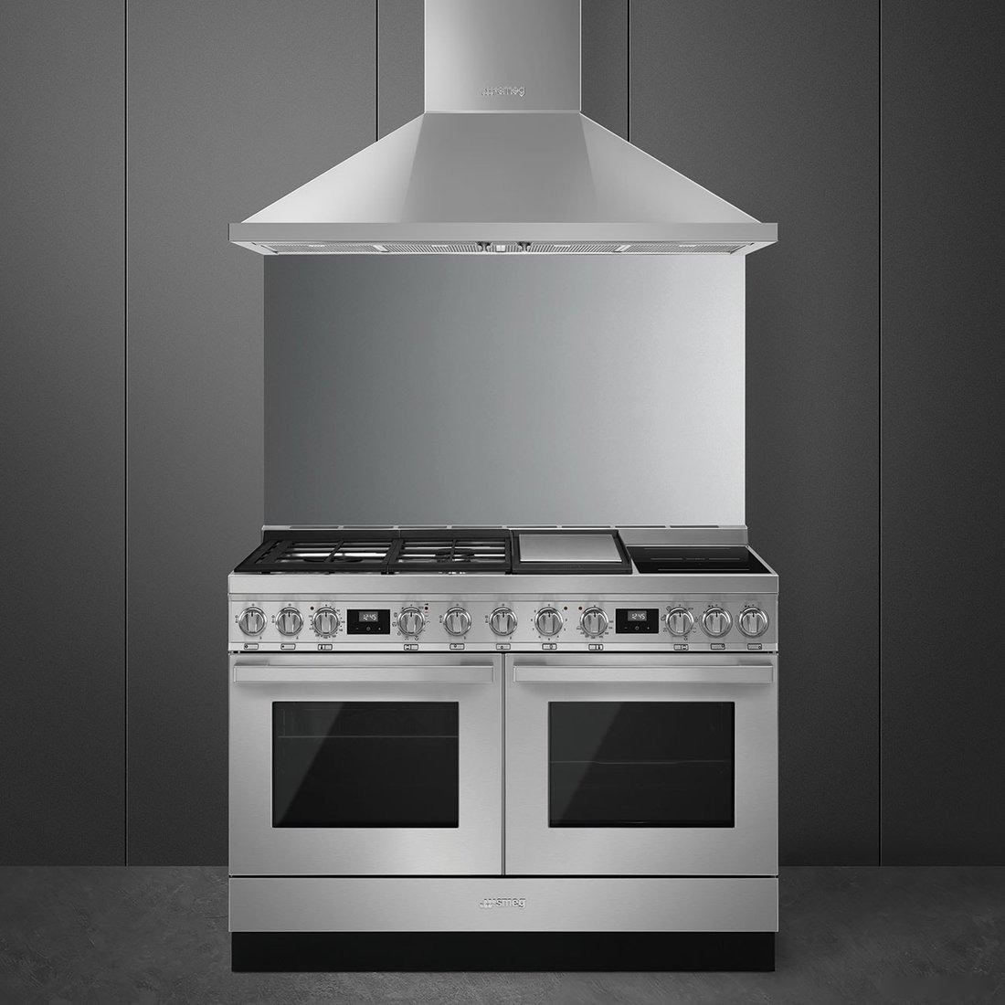 Кухонная плита Smeg CPF120IGMPX, фото 2