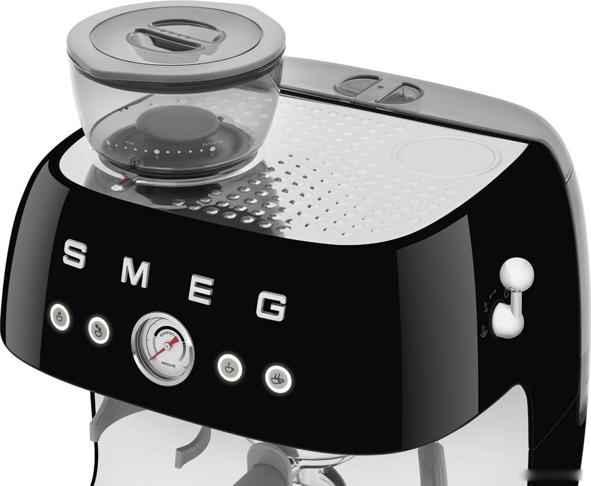 Рожковая кофеварка Smeg EGF03BLEU, фото 7