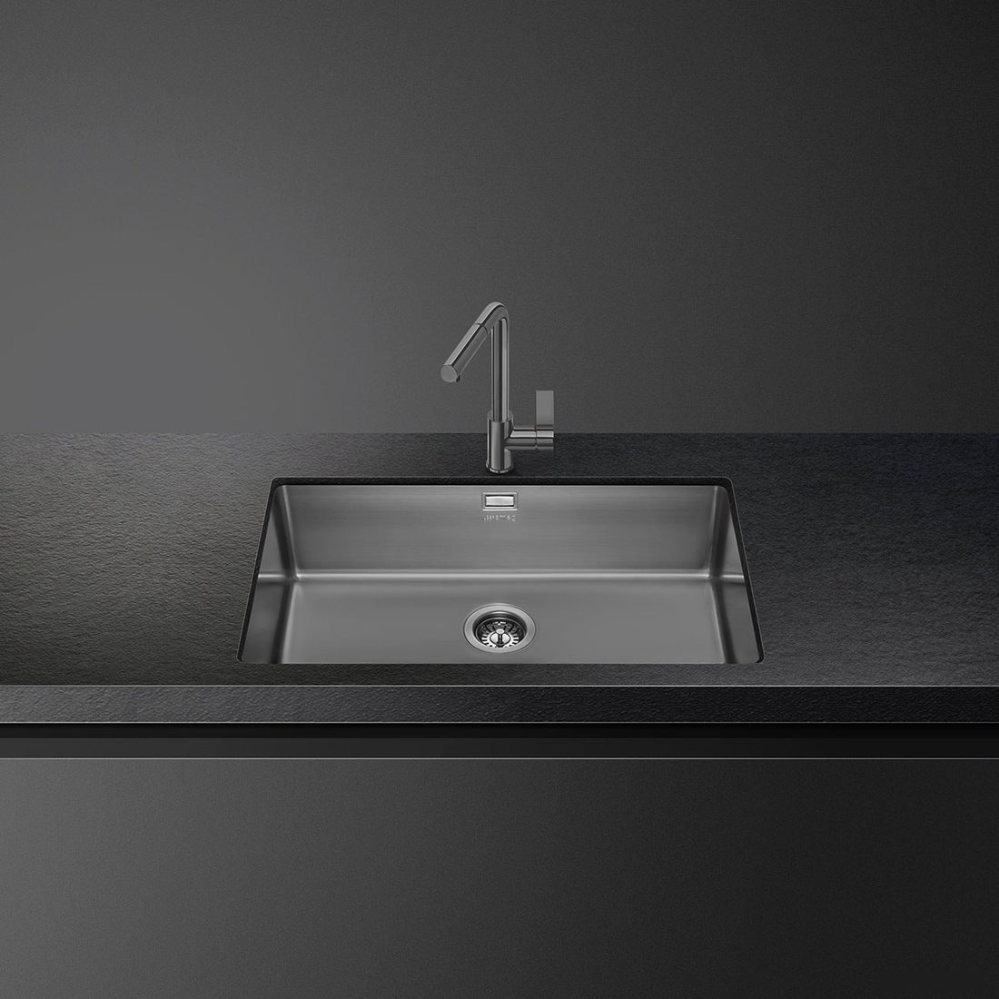 Кухонная мойка Smeg VSTR71DKX, фото 3