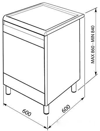 Кухонная плита Smeg CX60SV9, фото 2