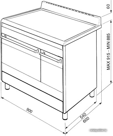 Кухонная плита Smeg SUK92CMX9, фото 2