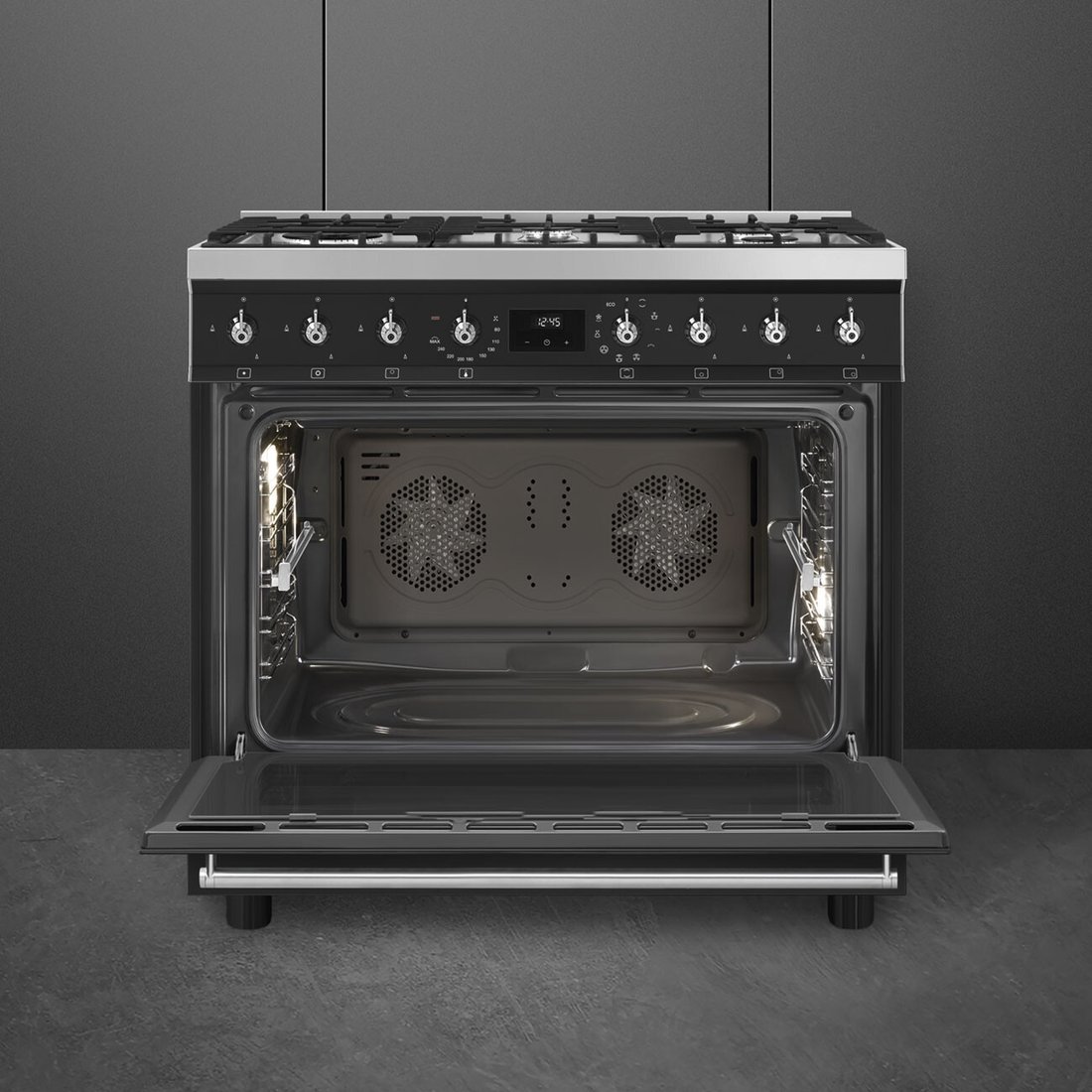 Кухонная плита Smeg C95GMCMB2, фото 4