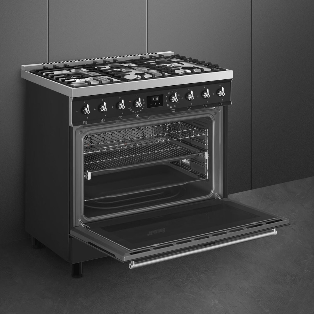 Кухонная плита Smeg C95GMCMB2, фото 6