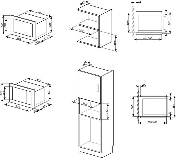 Микроволновая печь Smeg FMI020X, фото 3