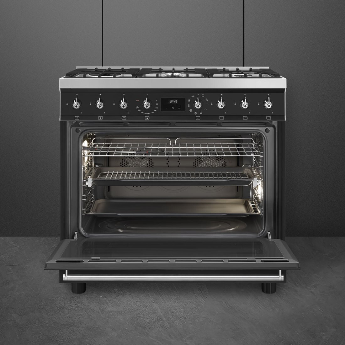 Кухонная плита Smeg C95GMCMB2, фото 2