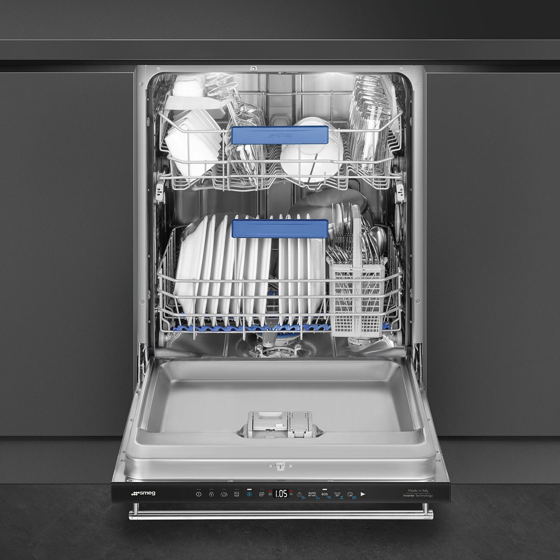 Встраиваемая посудомоечная машина Smeg STX235CLLO, фото 4