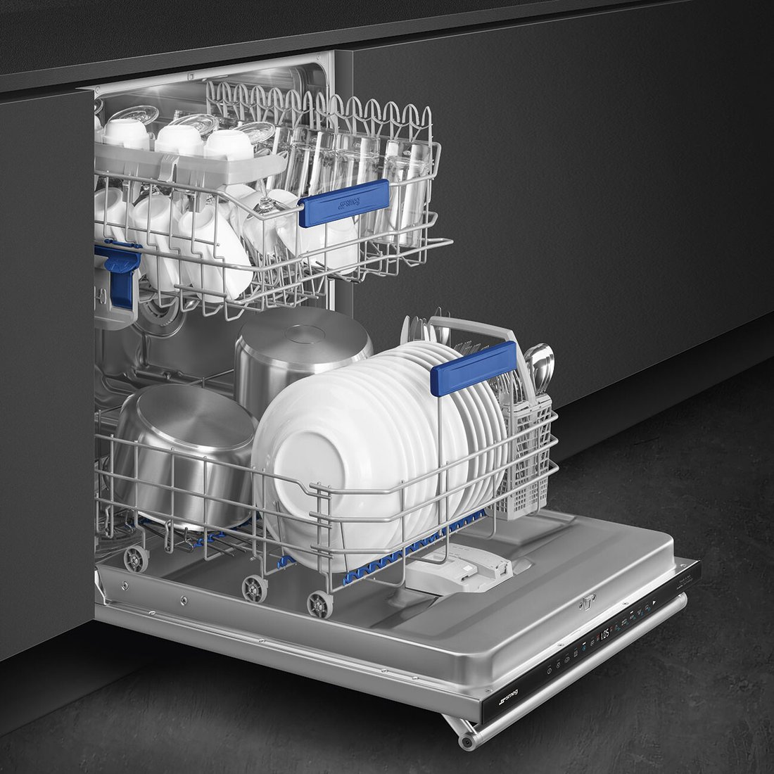 Встраиваемая посудомоечная машина Smeg STX235CLLO, фото 2