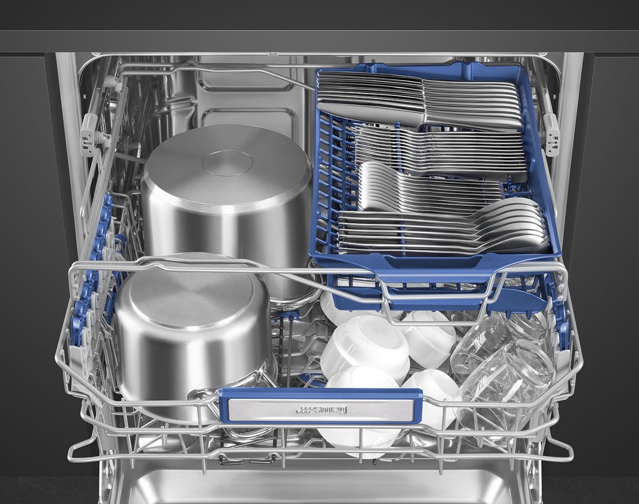 Встраиваемая посудомоечная машина Smeg STL324AQLH, фото 3
