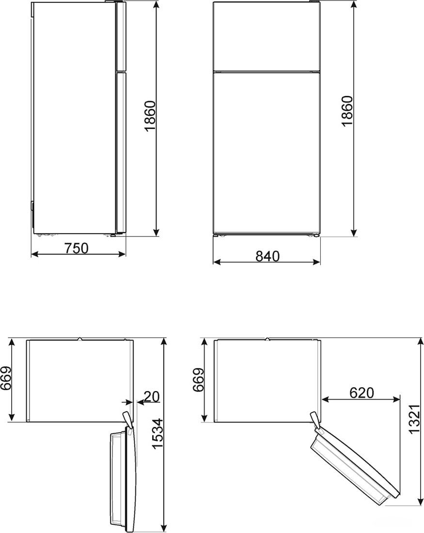 Холодильник Smeg FD84EN4HX, фото 5