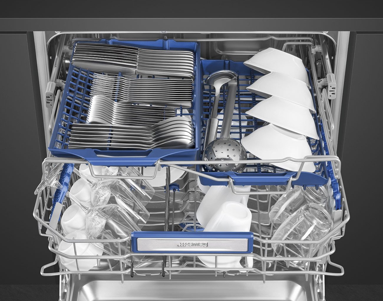 Встраиваемая посудомоечная машина Smeg STL324AQLL, фото 7