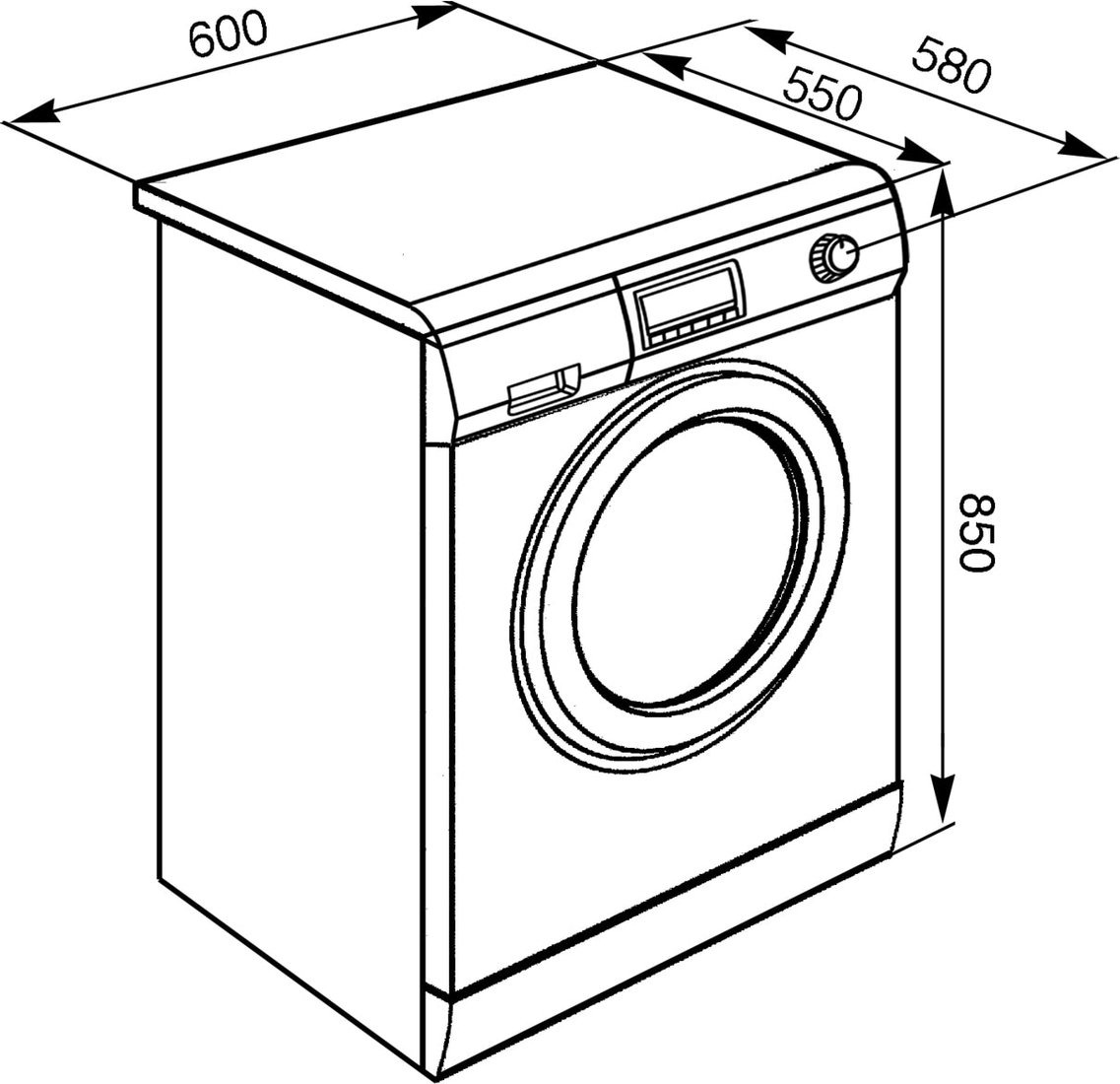 Стирально-сушильная машина Smeg LSF147E, фото 2
