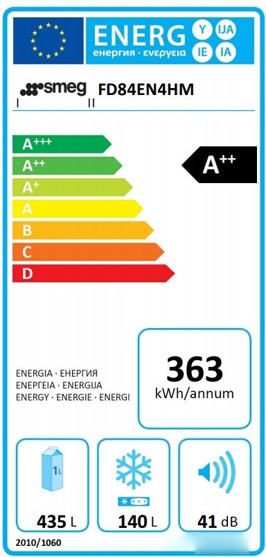 Холодильник Smeg FD84EN4HM, фото 3