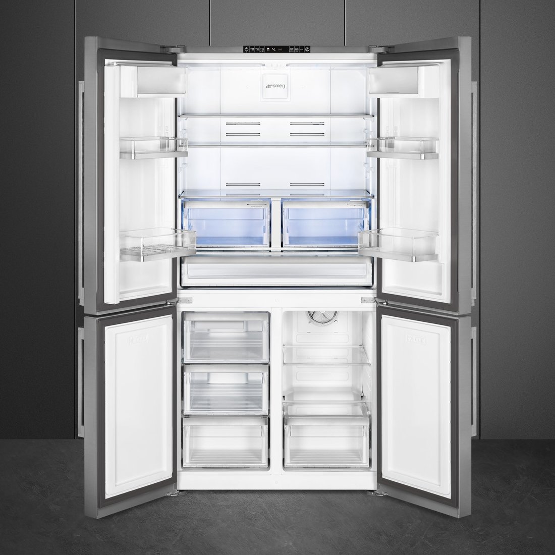 Четырёхдверный холодильник Smeg FQ60XE, фото 2