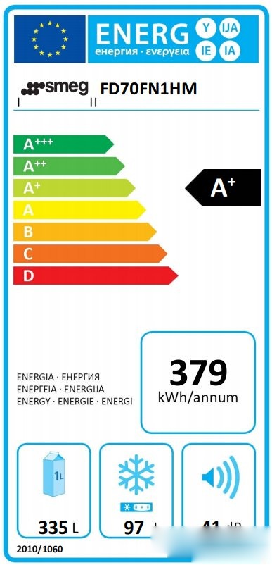 Холодильник Smeg FD70FN1HM, фото 3