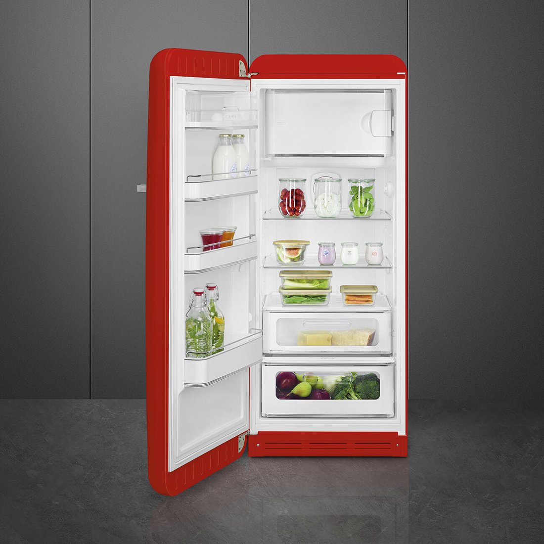 Однокамерный холодильник Smeg FAB28LRD6, фото 3