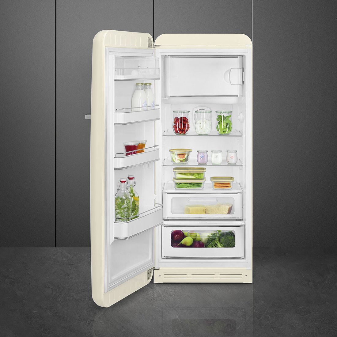 Однокамерный холодильник Smeg FAB28LCR6, фото 2