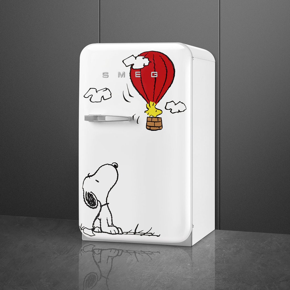 Однокамерный холодильник Smeg FAB10RDSN6, фото 3