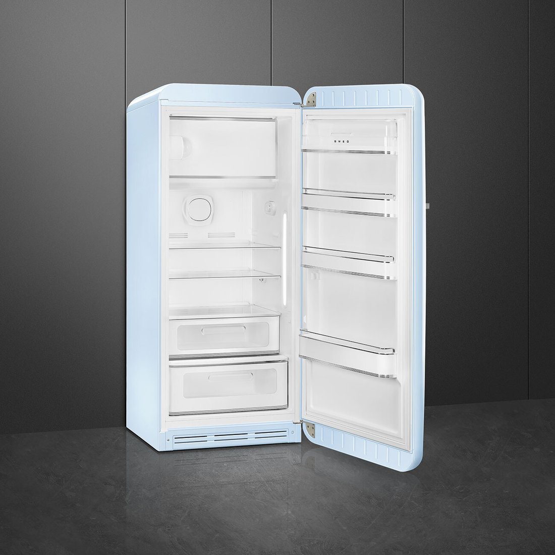 Однокамерный холодильник Smeg FAB28RPB6, фото 3