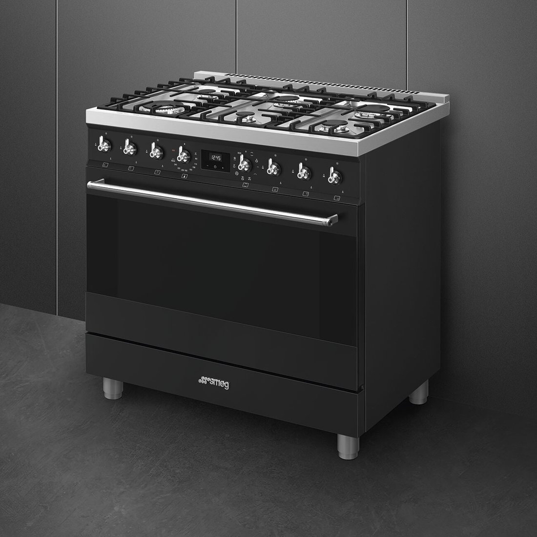Кухонная плита Smeg C9GMMB2, фото 4