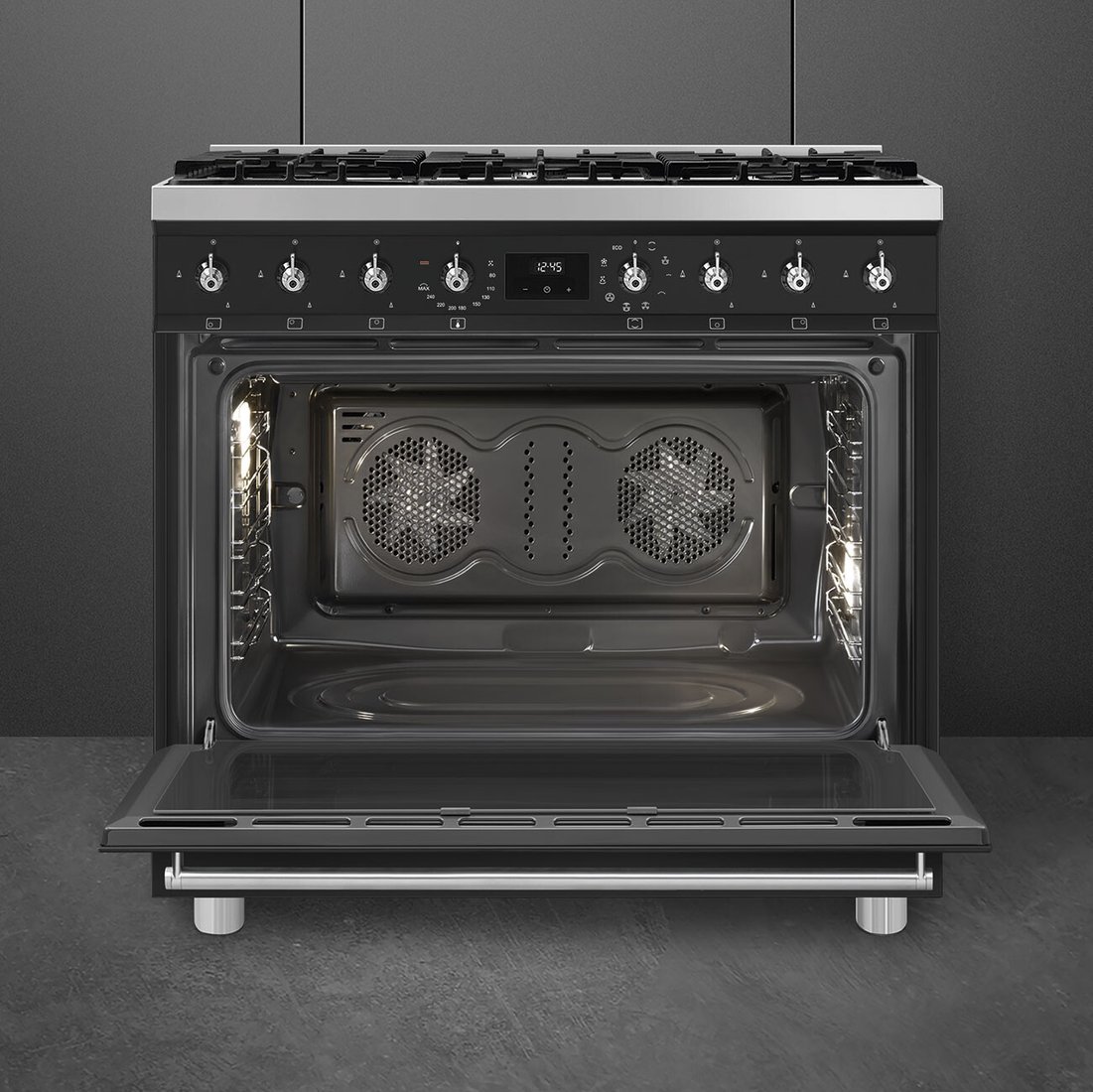 Кухонная плита Smeg C9GMMB2, фото 3