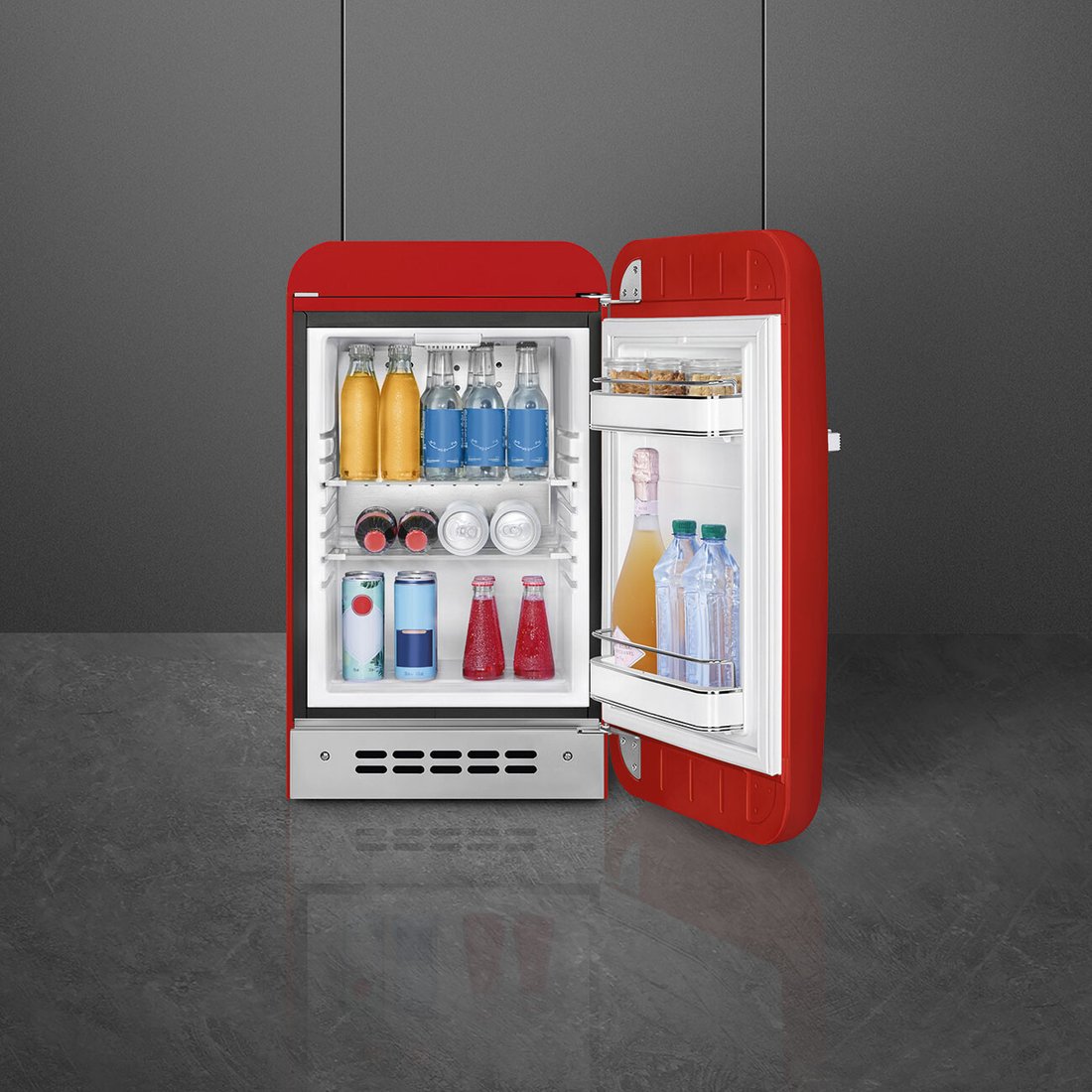 Однокамерный холодильник Smeg FAB5RRD6, фото 3