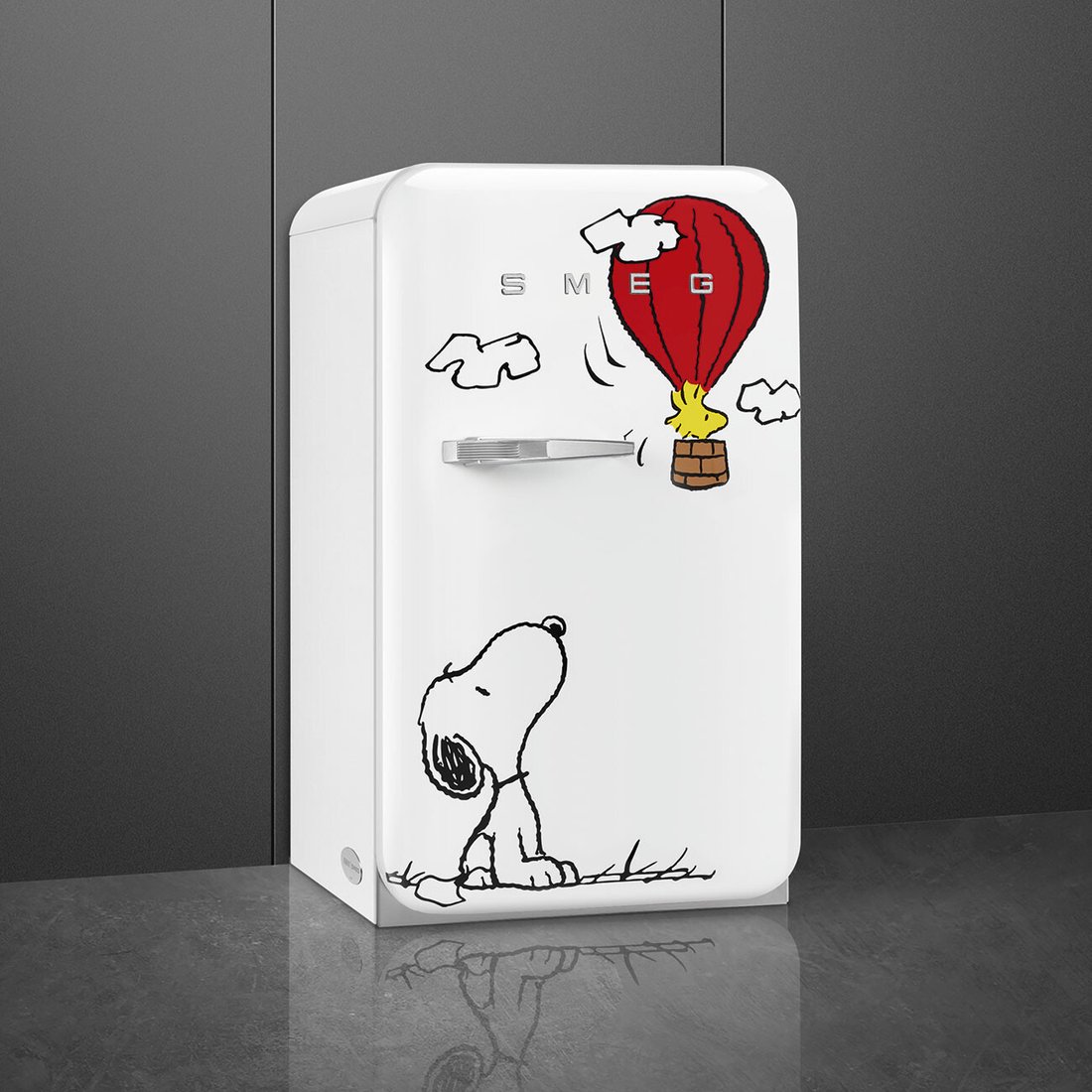 Однокамерный холодильник Smeg FAB10RDSN6, фото 4