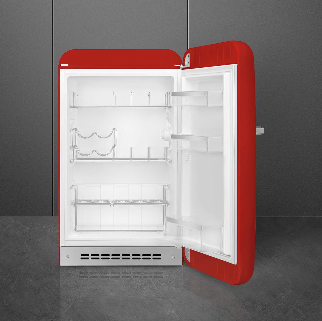 Однокамерный холодильник Smeg FAB10HRRD6, фото 2