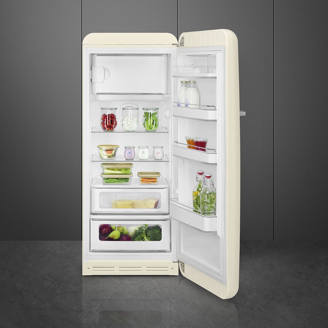 Однокамерный холодильник Smeg FAB28RCR6, фото 5