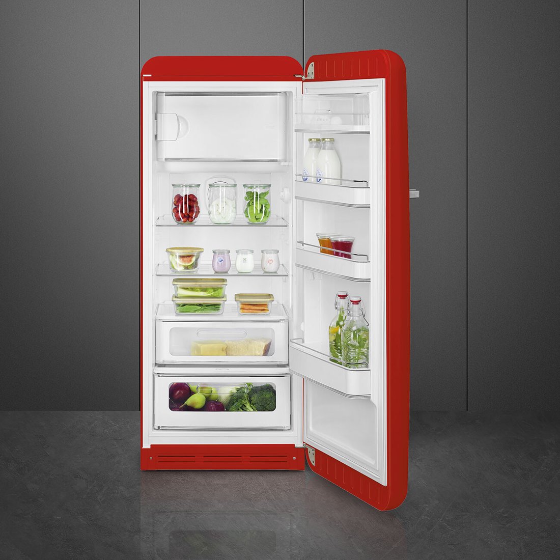 Однокамерный холодильник Smeg FAB28RRD6, фото 9