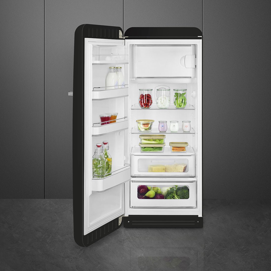 Однокамерный холодильник Smeg FAB28LBL6, фото 3